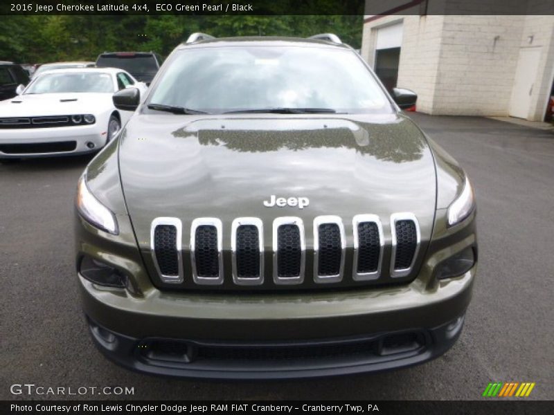 ECO Green Pearl / Black 2016 Jeep Cherokee Latitude 4x4