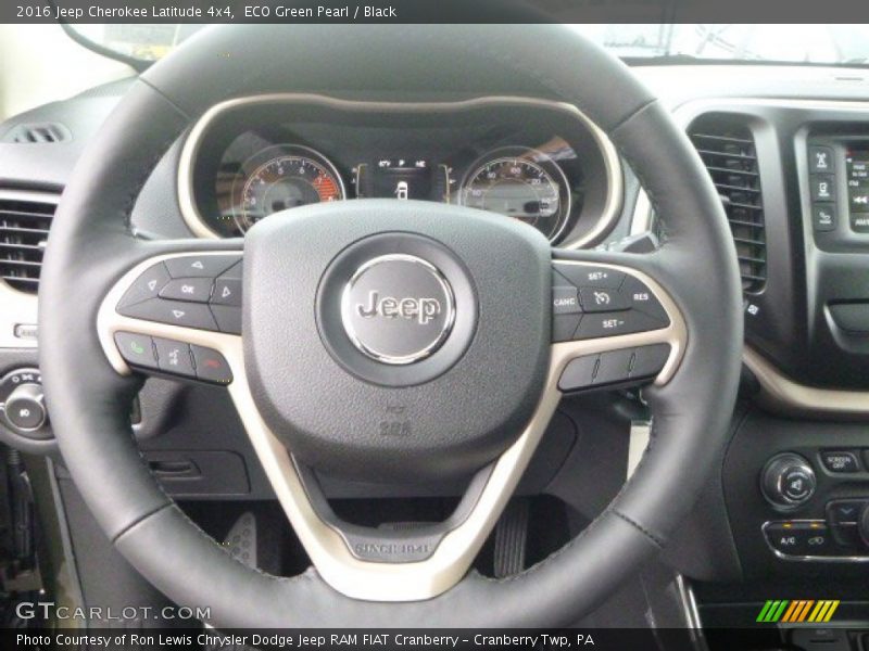 ECO Green Pearl / Black 2016 Jeep Cherokee Latitude 4x4