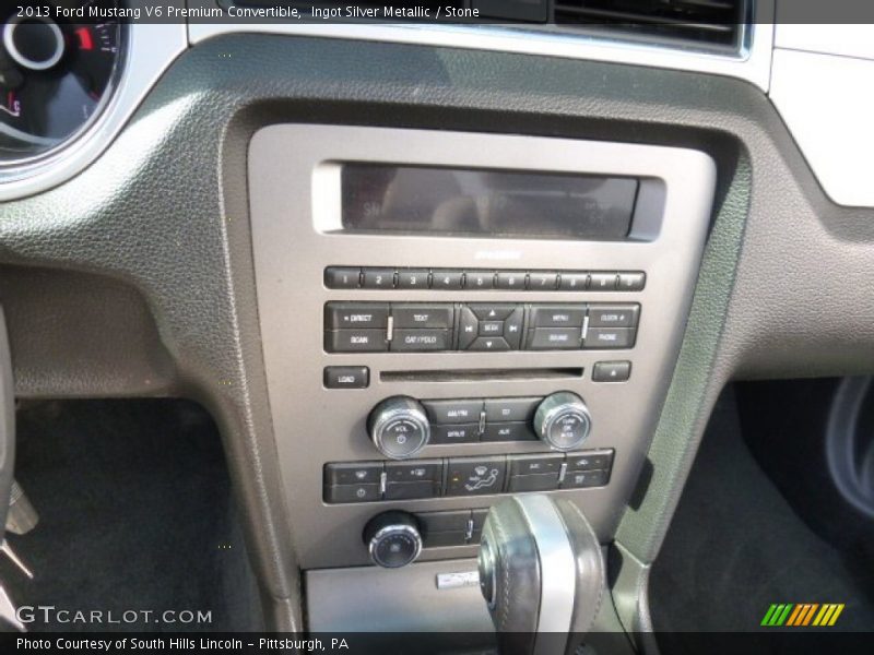 Ingot Silver Metallic / Stone 2013 Ford Mustang V6 Premium Convertible