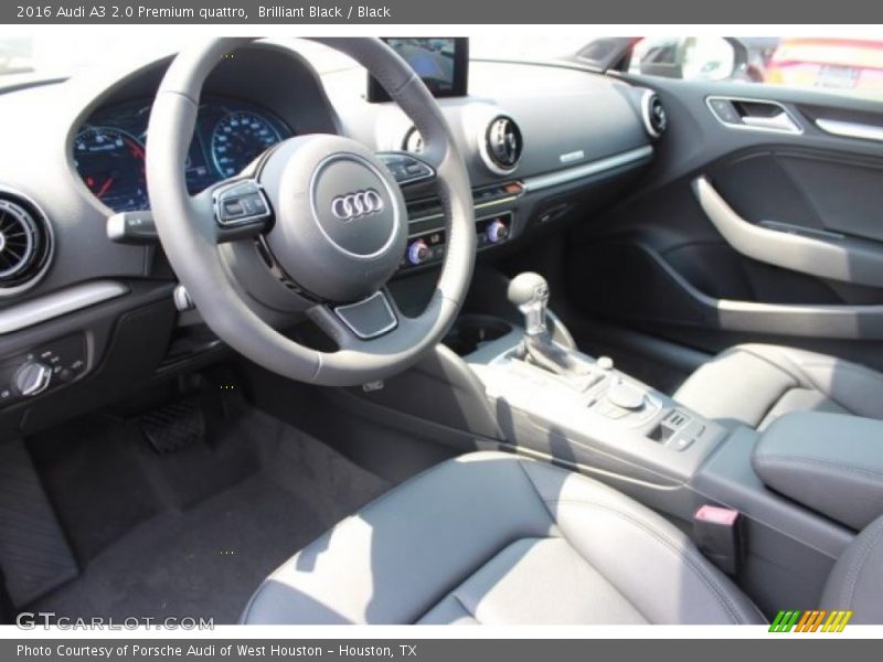 Brilliant Black / Black 2016 Audi A3 2.0 Premium quattro