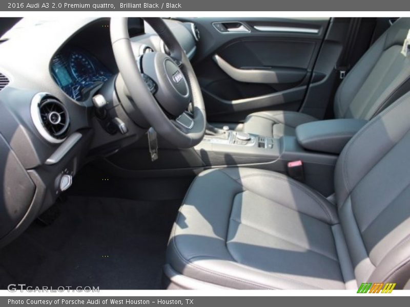 Brilliant Black / Black 2016 Audi A3 2.0 Premium quattro