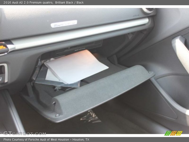 Brilliant Black / Black 2016 Audi A3 2.0 Premium quattro