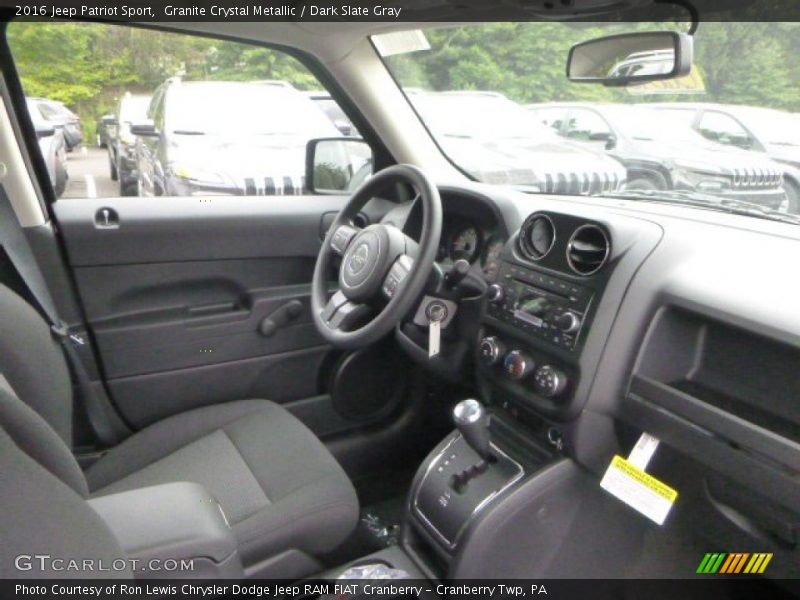 Granite Crystal Metallic / Dark Slate Gray 2016 Jeep Patriot Sport