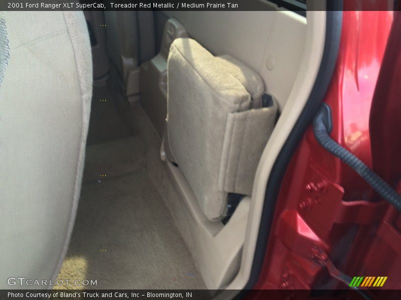 Toreador Red Metallic / Medium Prairie Tan 2001 Ford Ranger XLT SuperCab