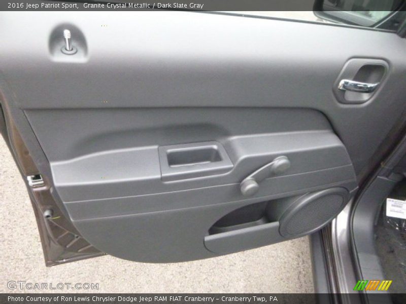 Granite Crystal Metallic / Dark Slate Gray 2016 Jeep Patriot Sport