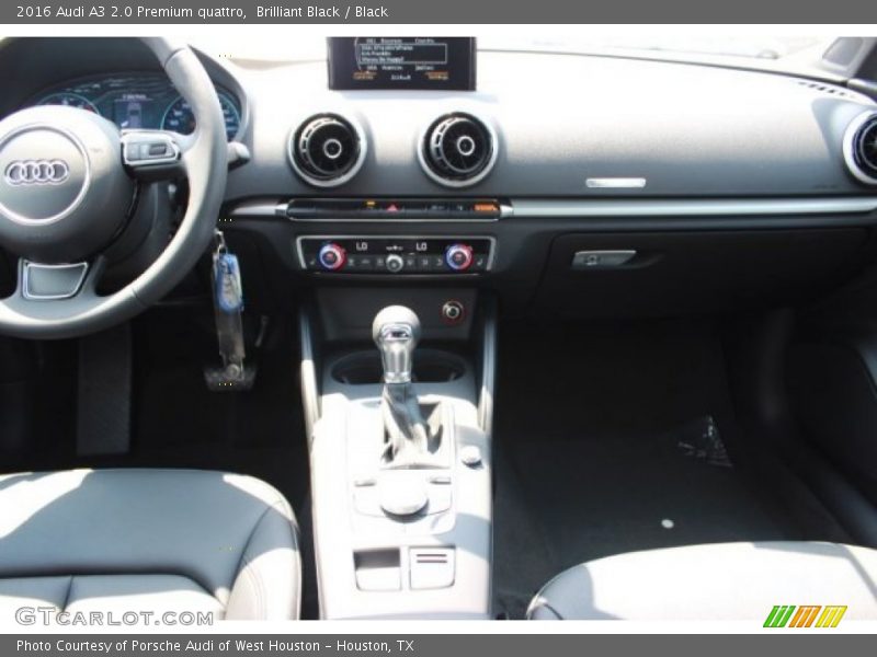 Brilliant Black / Black 2016 Audi A3 2.0 Premium quattro