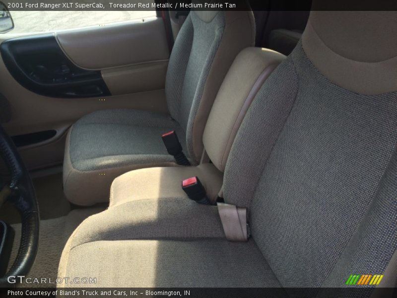 Toreador Red Metallic / Medium Prairie Tan 2001 Ford Ranger XLT SuperCab