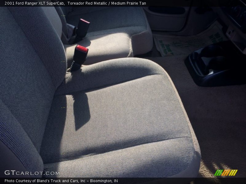 Toreador Red Metallic / Medium Prairie Tan 2001 Ford Ranger XLT SuperCab