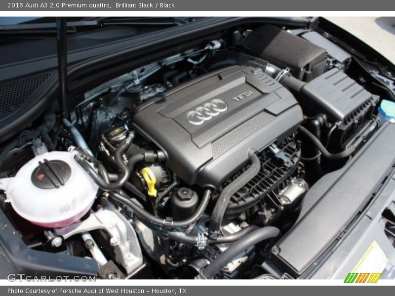 Brilliant Black / Black 2016 Audi A3 2.0 Premium quattro