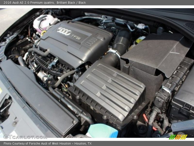 Brilliant Black / Black 2016 Audi A3 2.0 Premium quattro