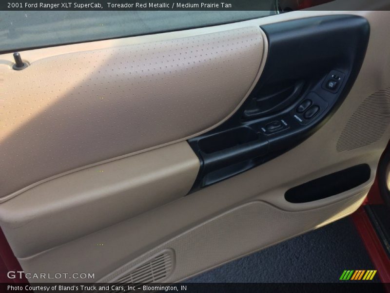 Toreador Red Metallic / Medium Prairie Tan 2001 Ford Ranger XLT SuperCab