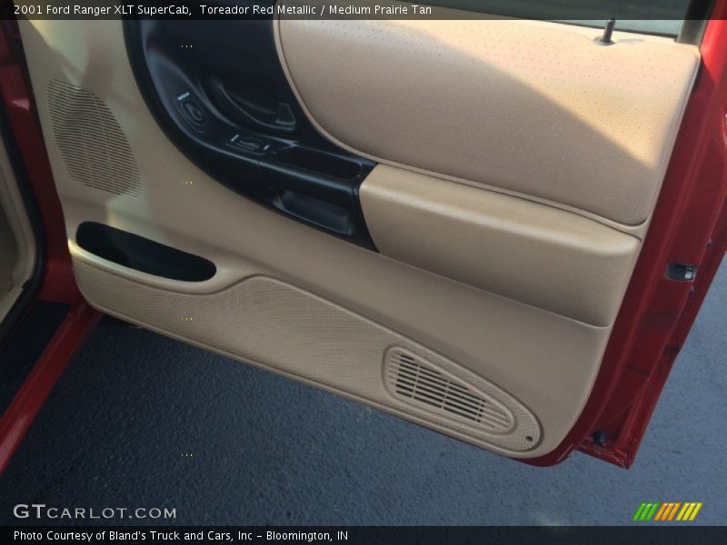 Toreador Red Metallic / Medium Prairie Tan 2001 Ford Ranger XLT SuperCab