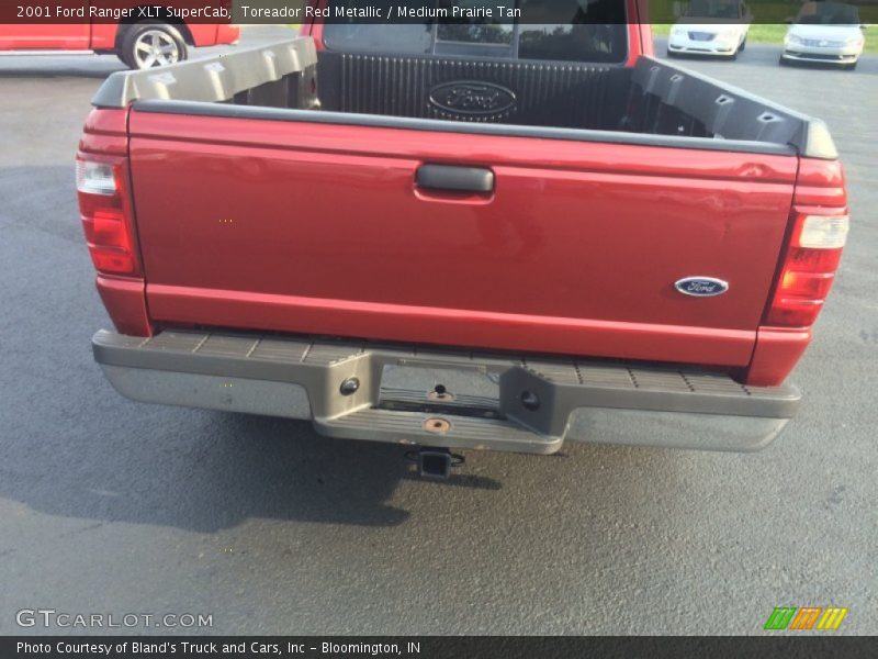 Toreador Red Metallic / Medium Prairie Tan 2001 Ford Ranger XLT SuperCab