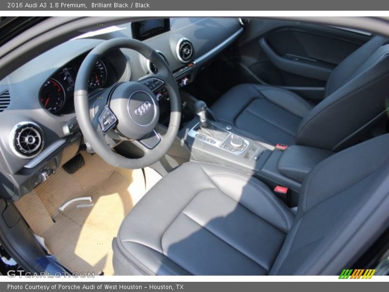 Brilliant Black / Black 2016 Audi A3 1.8 Premium