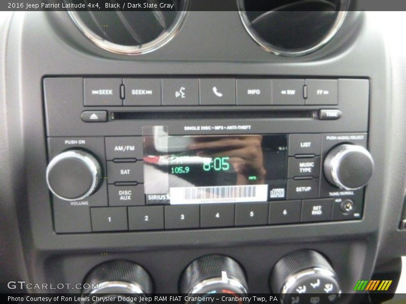Controls of 2016 Patriot Latitude 4x4