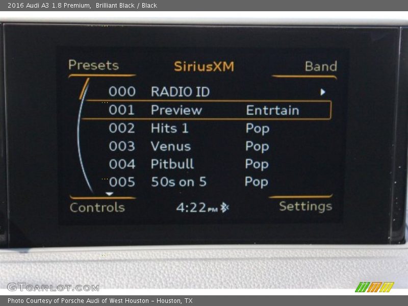 Brilliant Black / Black 2016 Audi A3 1.8 Premium