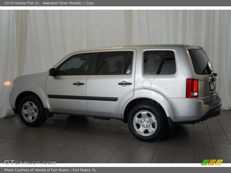 Alabaster Silver Metallic / Gray 2014 Honda Pilot LX