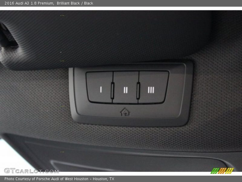 Brilliant Black / Black 2016 Audi A3 1.8 Premium