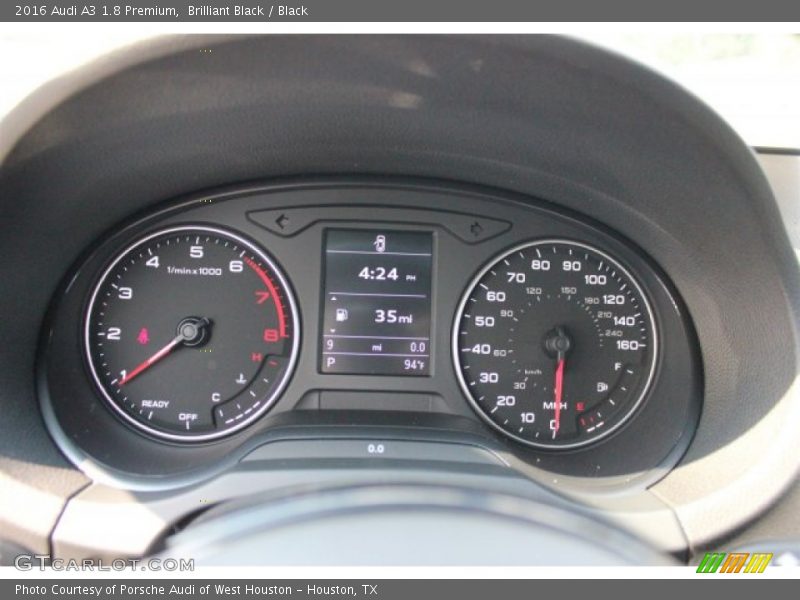 Brilliant Black / Black 2016 Audi A3 1.8 Premium