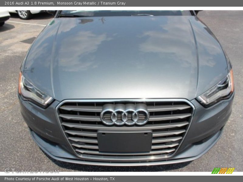 Monsoon Gray Metallic / Titanium Gray 2016 Audi A3 1.8 Premium