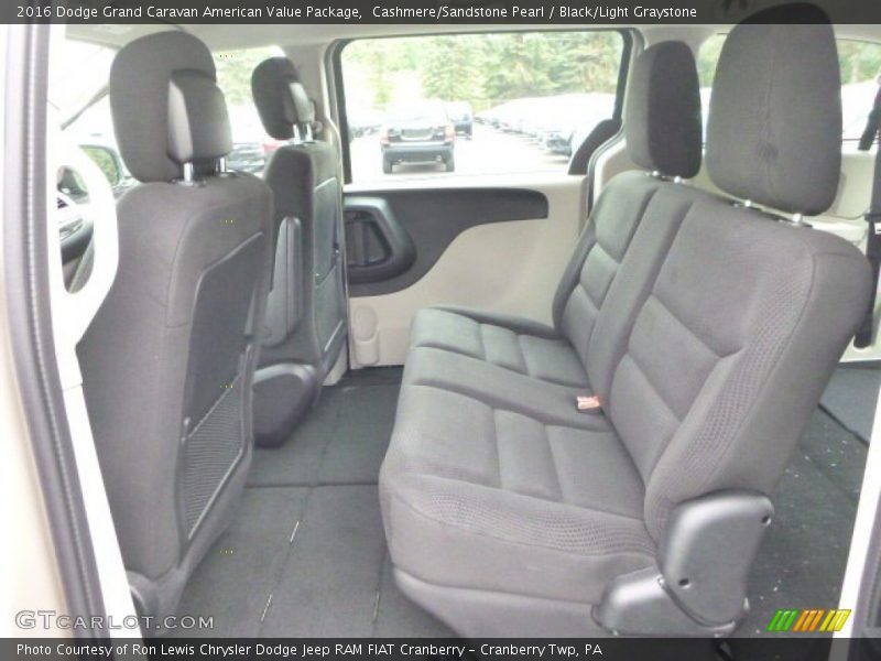 Cashmere/Sandstone Pearl / Black/Light Graystone 2016 Dodge Grand Caravan American Value Package