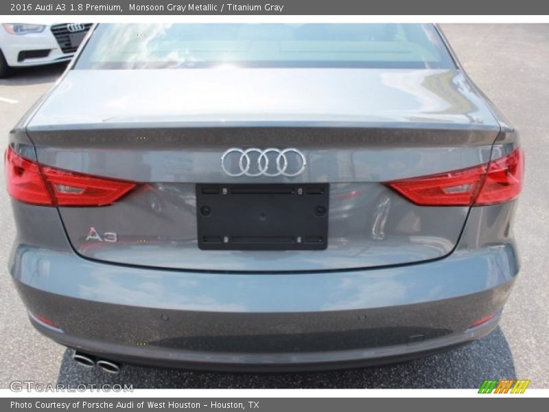 Monsoon Gray Metallic / Titanium Gray 2016 Audi A3 1.8 Premium