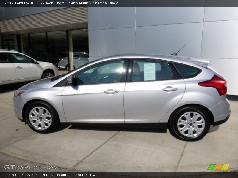 Ingot Silver Metallic / Charcoal Black 2012 Ford Focus SE 5-Door