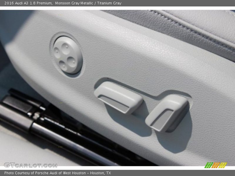 Monsoon Gray Metallic / Titanium Gray 2016 Audi A3 1.8 Premium