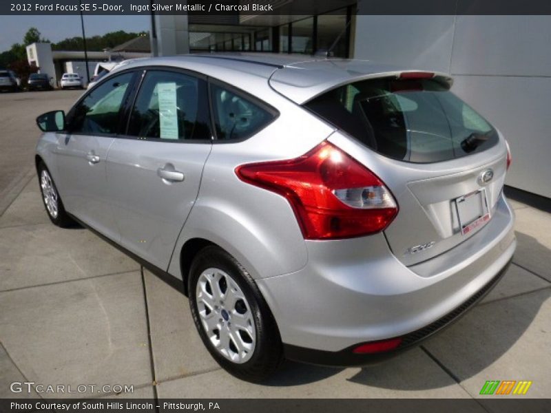 Ingot Silver Metallic / Charcoal Black 2012 Ford Focus SE 5-Door