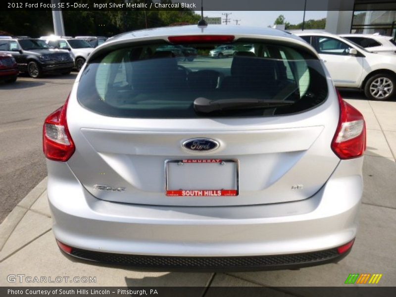 Ingot Silver Metallic / Charcoal Black 2012 Ford Focus SE 5-Door