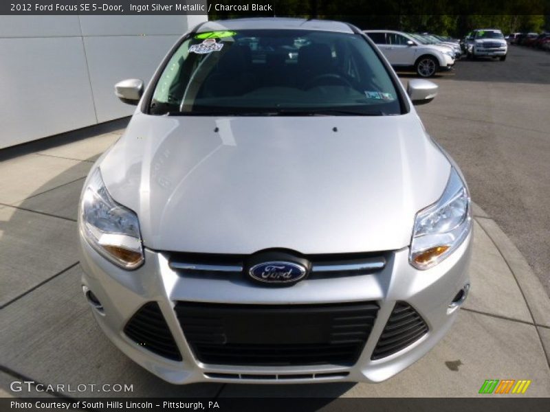 Ingot Silver Metallic / Charcoal Black 2012 Ford Focus SE 5-Door