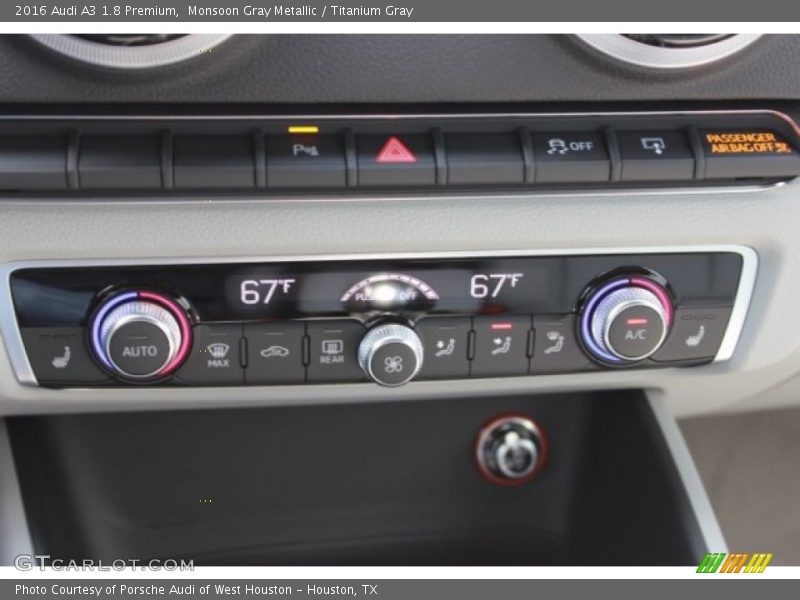 Monsoon Gray Metallic / Titanium Gray 2016 Audi A3 1.8 Premium