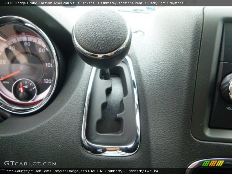 Cashmere/Sandstone Pearl / Black/Light Graystone 2016 Dodge Grand Caravan American Value Package