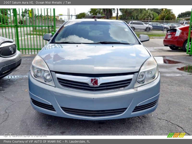 Ocean Mist Metallic / Tan 2007 Saturn Aura XE