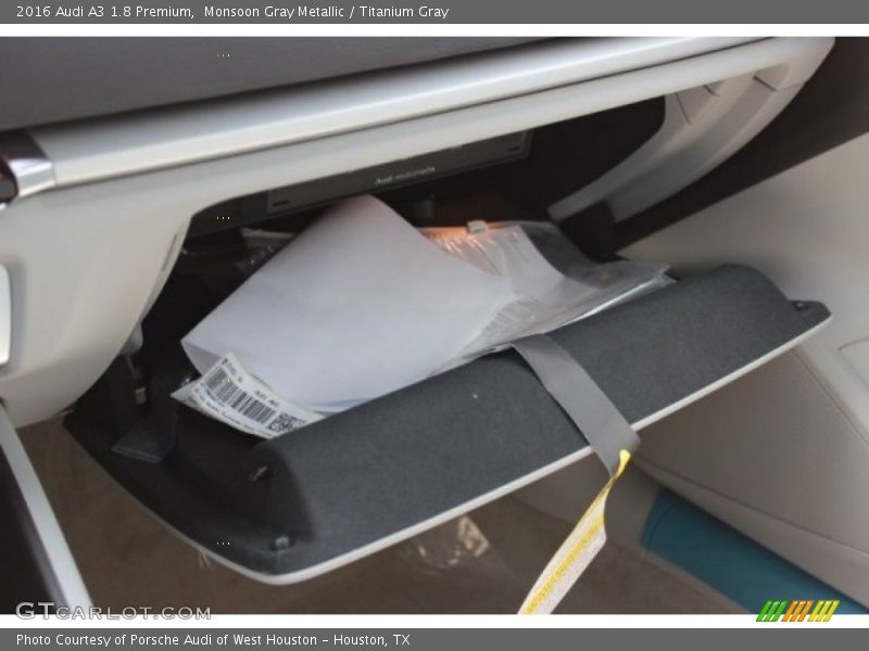 Monsoon Gray Metallic / Titanium Gray 2016 Audi A3 1.8 Premium
