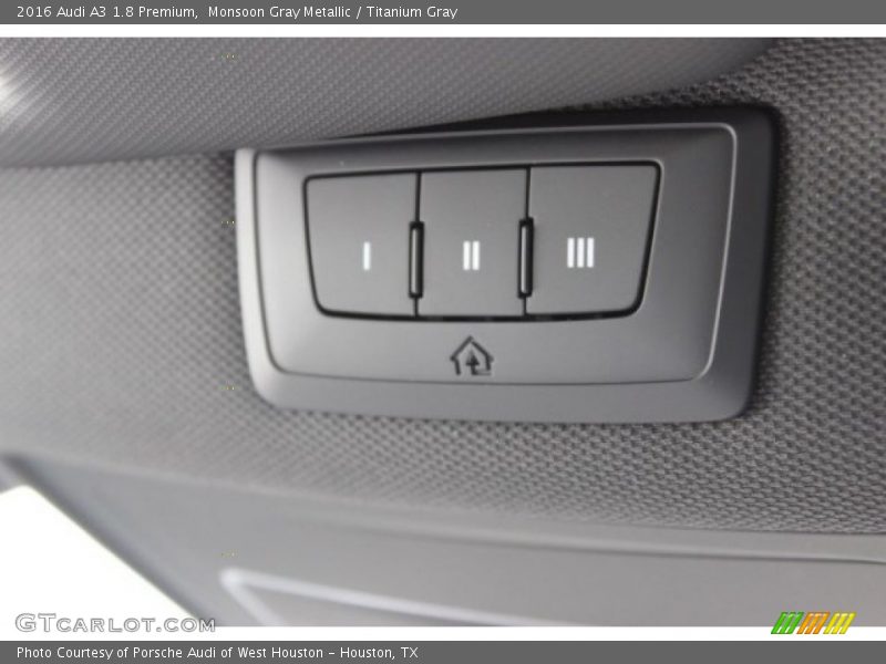Monsoon Gray Metallic / Titanium Gray 2016 Audi A3 1.8 Premium