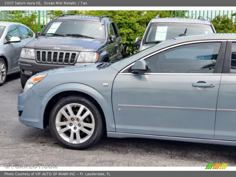 Ocean Mist Metallic / Tan 2007 Saturn Aura XE