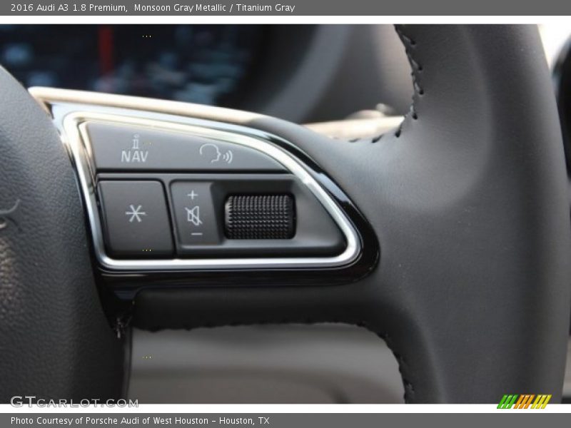 Monsoon Gray Metallic / Titanium Gray 2016 Audi A3 1.8 Premium