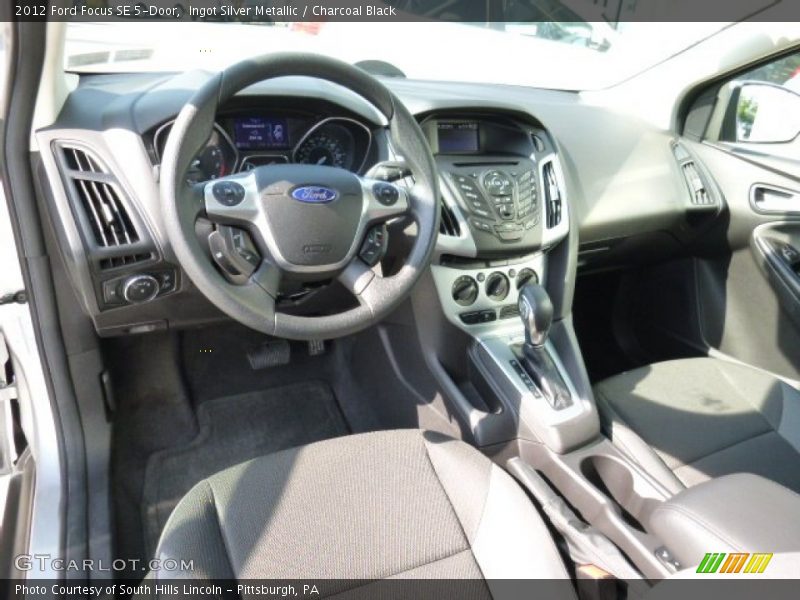 Ingot Silver Metallic / Charcoal Black 2012 Ford Focus SE 5-Door