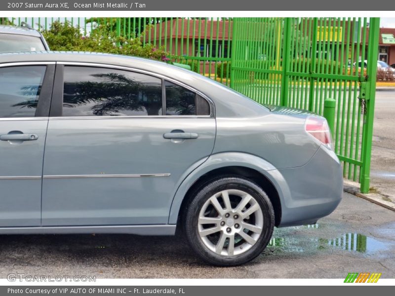 Ocean Mist Metallic / Tan 2007 Saturn Aura XE