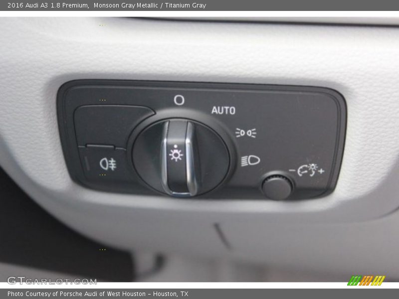 Monsoon Gray Metallic / Titanium Gray 2016 Audi A3 1.8 Premium