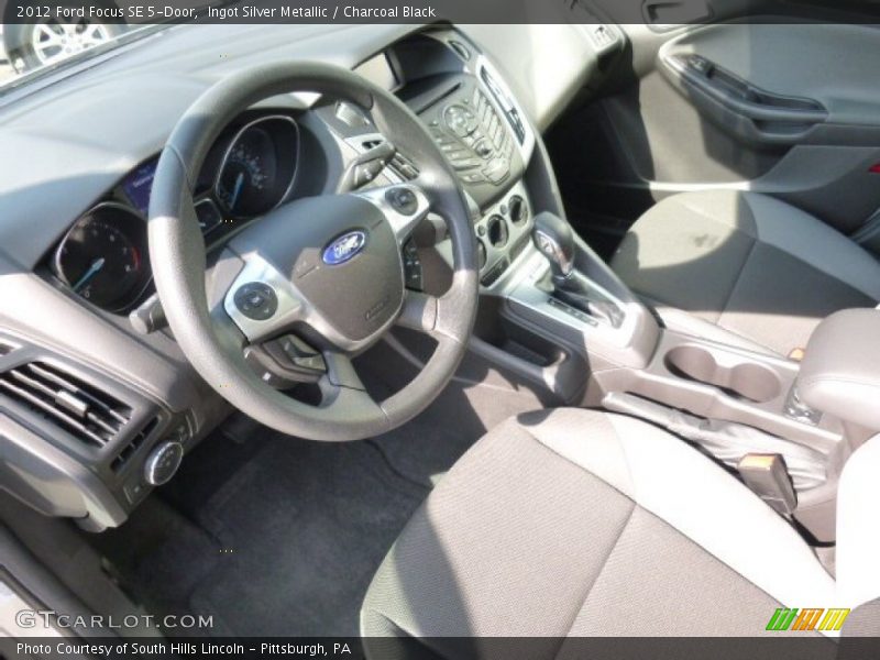 Ingot Silver Metallic / Charcoal Black 2012 Ford Focus SE 5-Door