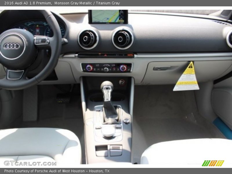 Monsoon Gray Metallic / Titanium Gray 2016 Audi A3 1.8 Premium