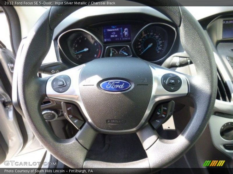 Ingot Silver Metallic / Charcoal Black 2012 Ford Focus SE 5-Door