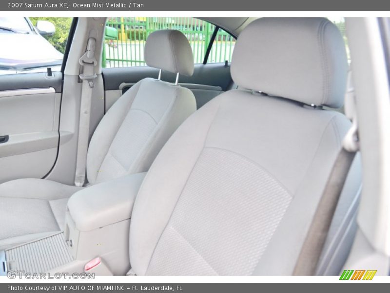 Ocean Mist Metallic / Tan 2007 Saturn Aura XE