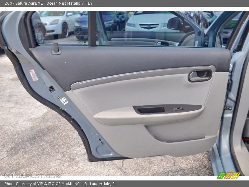 Ocean Mist Metallic / Tan 2007 Saturn Aura XE