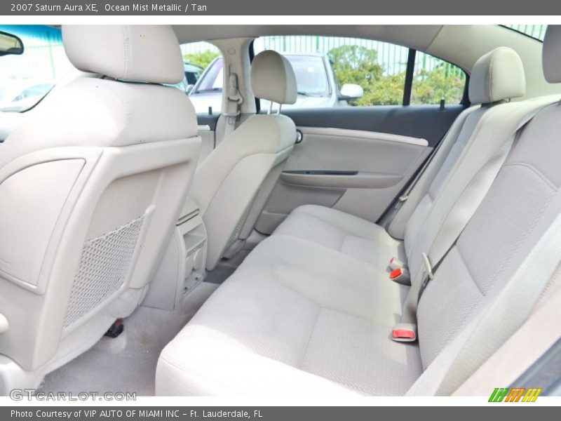 Ocean Mist Metallic / Tan 2007 Saturn Aura XE