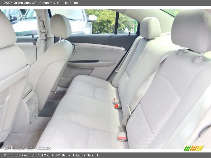 Ocean Mist Metallic / Tan 2007 Saturn Aura XE