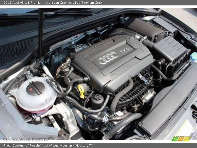 Monsoon Gray Metallic / Titanium Gray 2016 Audi A3 1.8 Premium