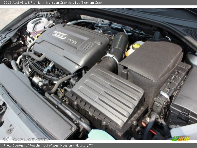 Monsoon Gray Metallic / Titanium Gray 2016 Audi A3 1.8 Premium